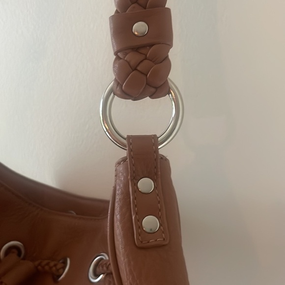 Talbots Gorgeous Tan Leather Drawstring Handbag - Picture 10 of 12